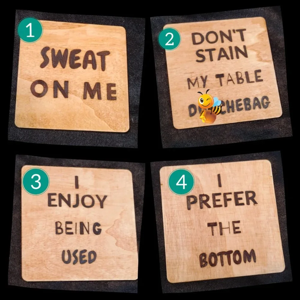 Adult Funny Coasters - Picture 2 of 4